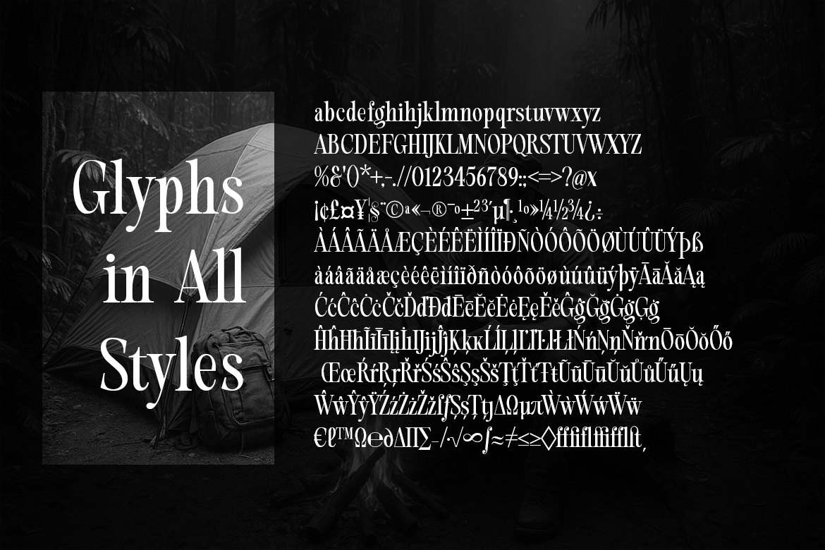 Evolve Early Condensed Font Poster #5