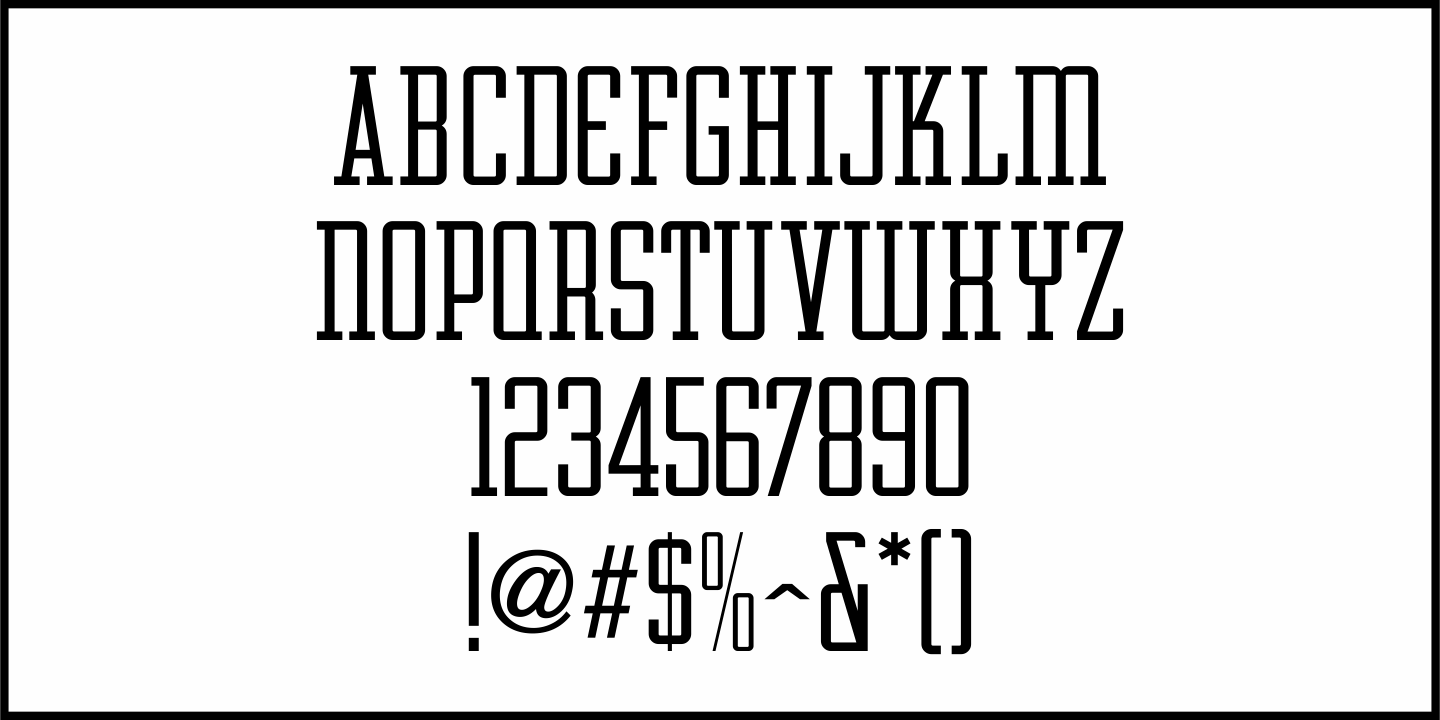 Cameraman Font Poster #1