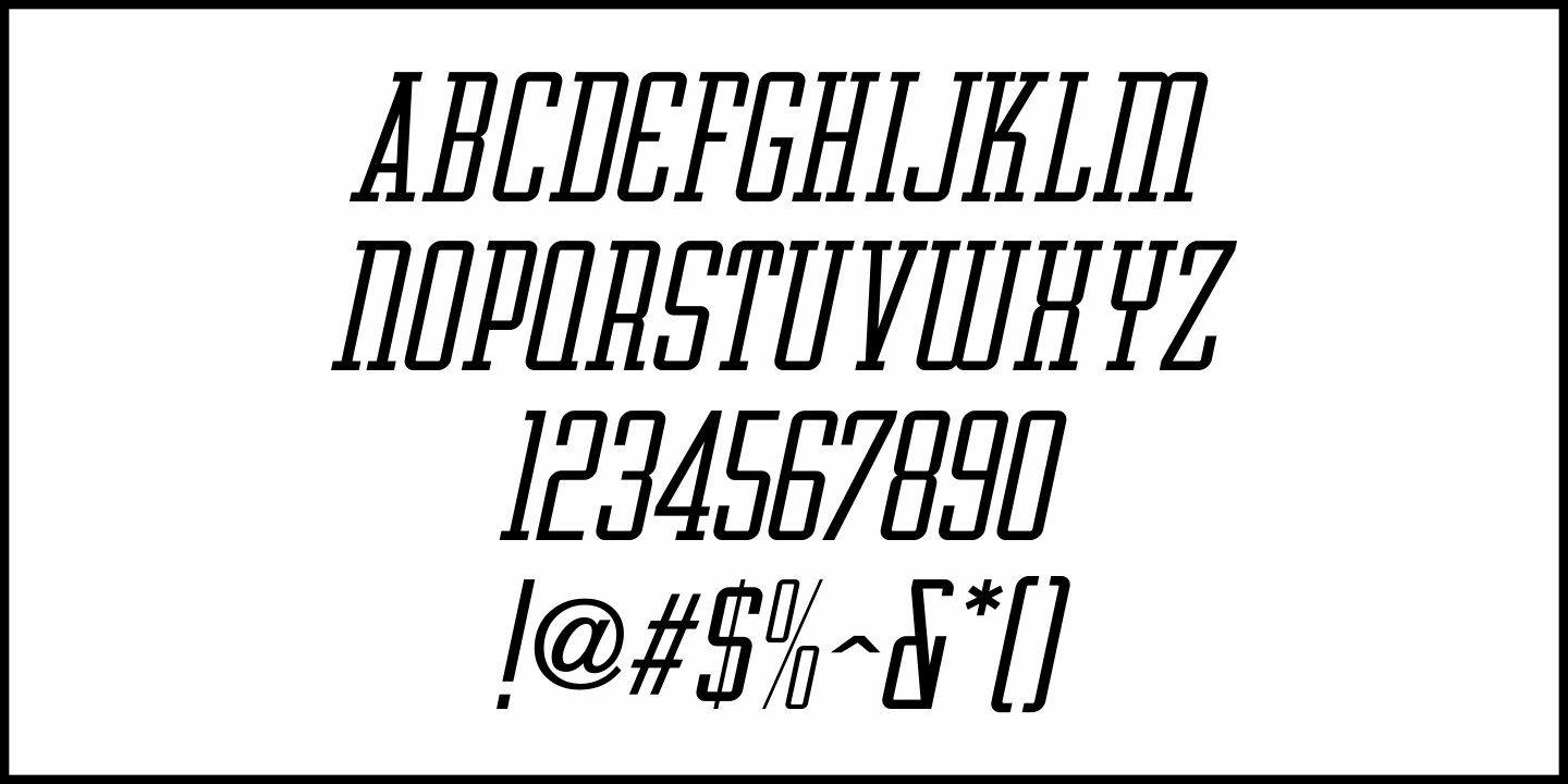 Cameraman Font Poster #1