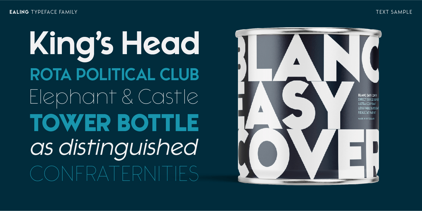 Ealing Font Poster #13