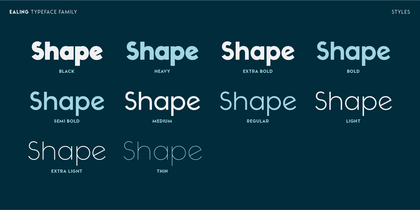 Ealing Font Poster #3