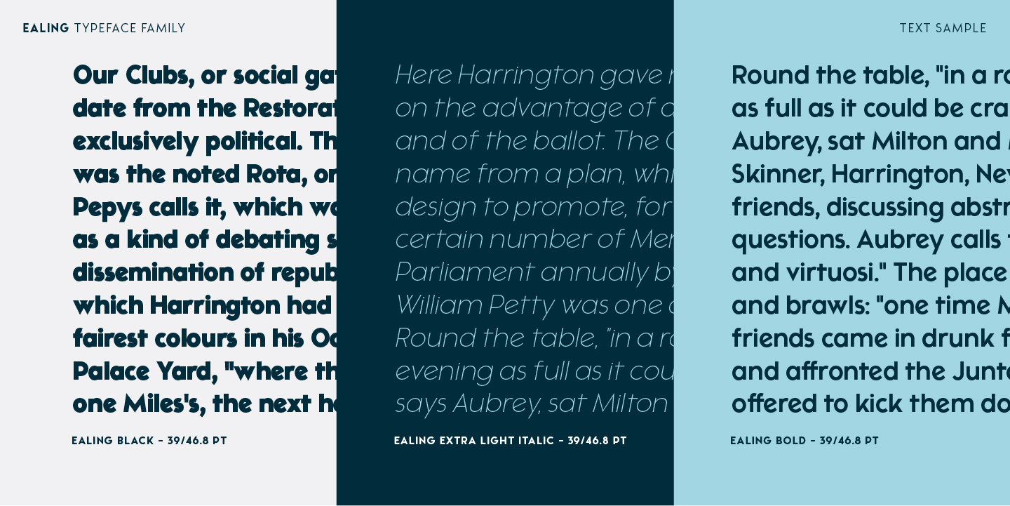 Ealing Font Poster #8