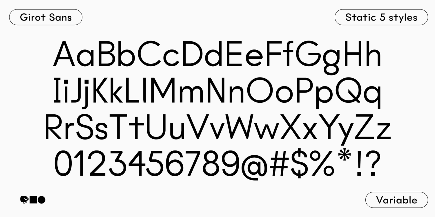 Girot Font Poster #1