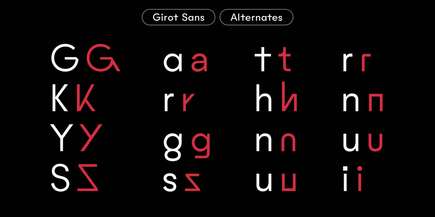 Girot Font Poster #1