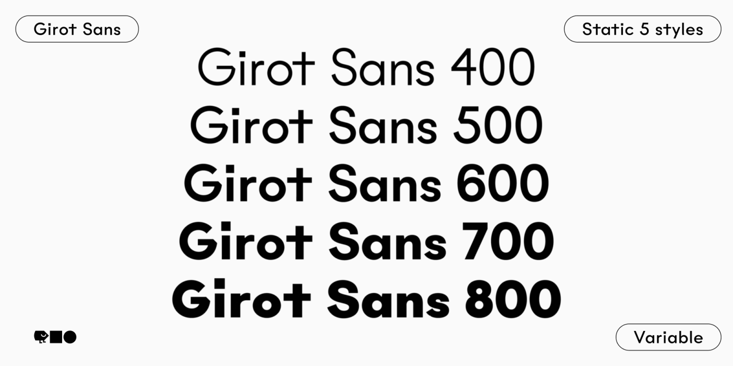 Girot Font Poster #1
