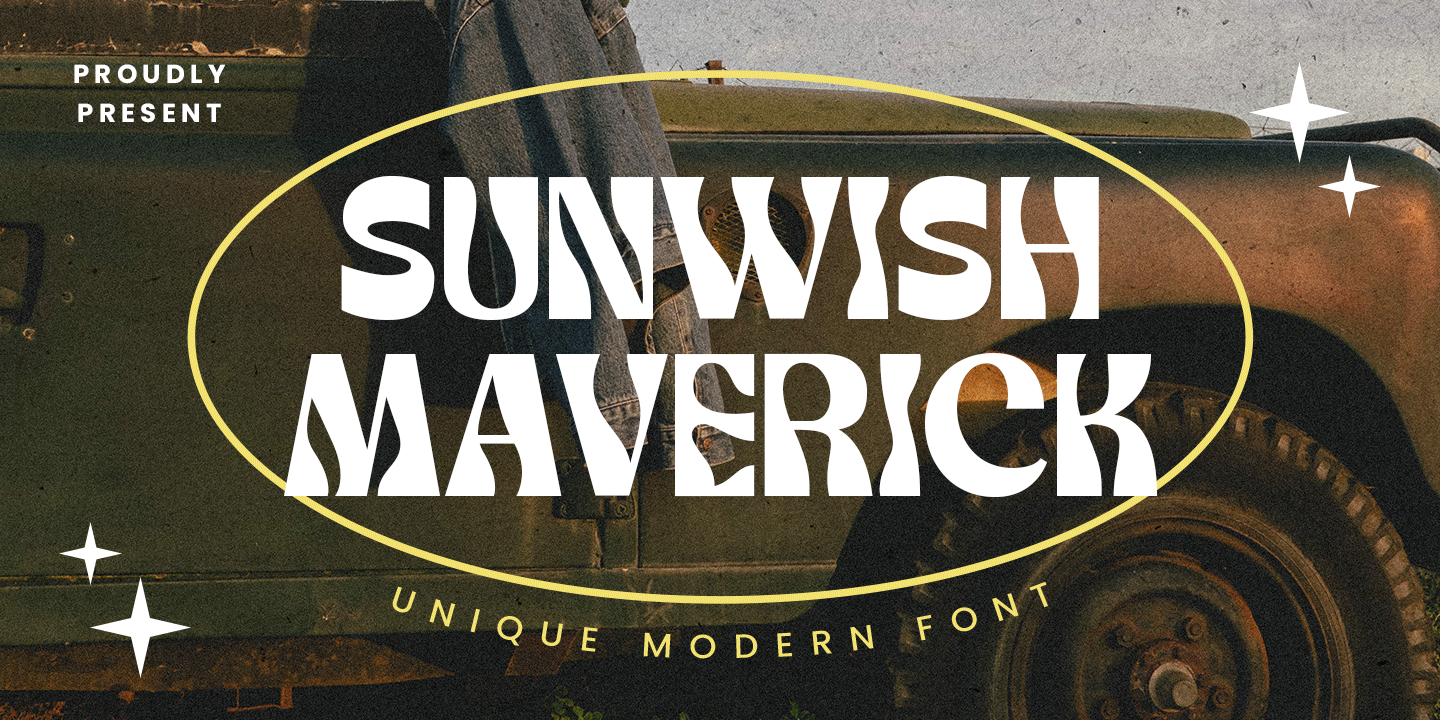 Sunwish Maverick - Experimental Font Family