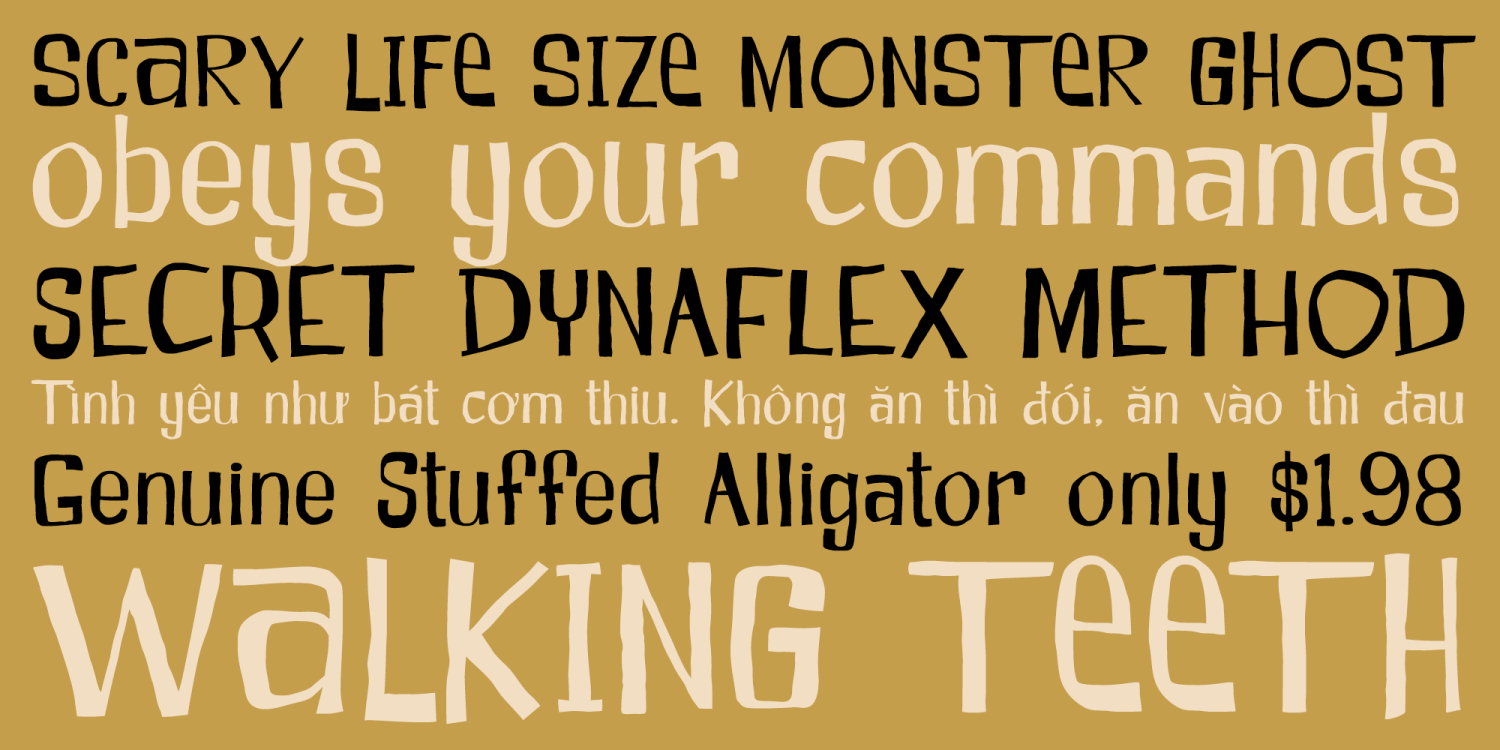 Slot Car Font Poster #5