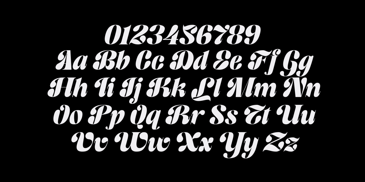 Batzie Font Poster #8