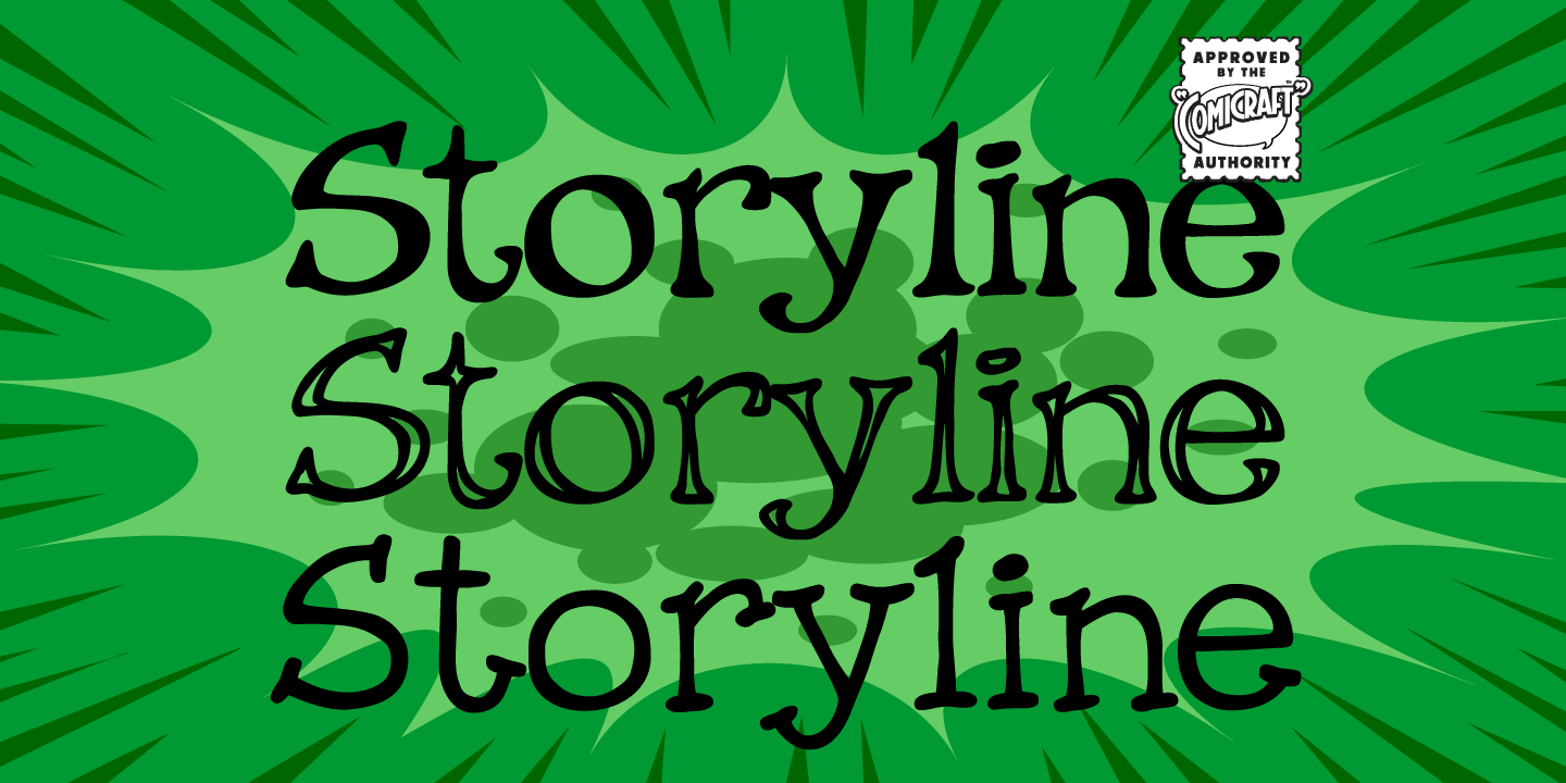 Storyline Font Poster #1