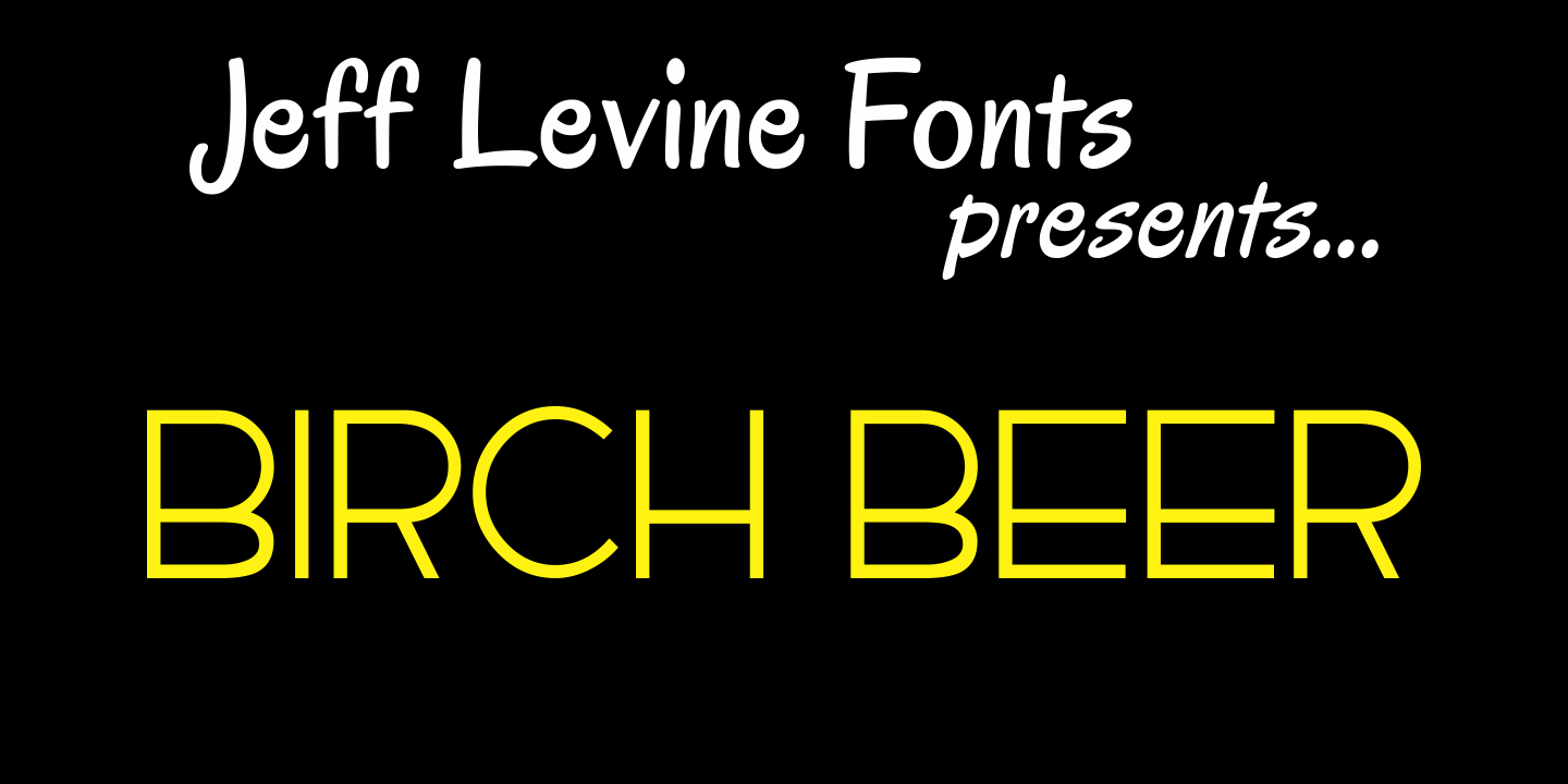 Birch Beer Font Family Poster
