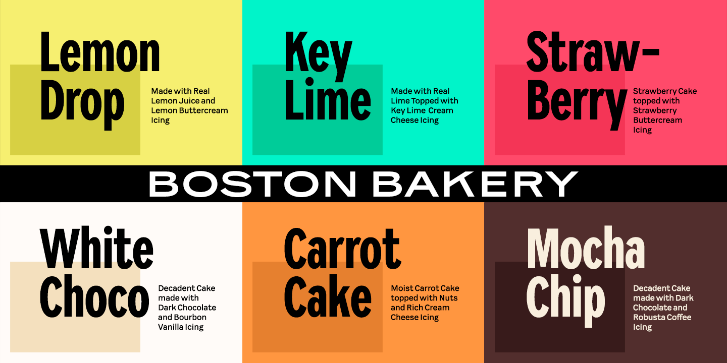 Resident Font Poster #1