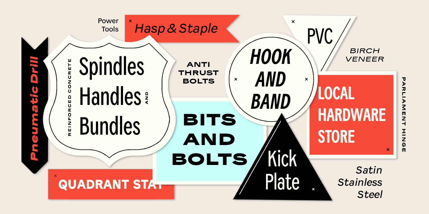 Resident Font Poster #1