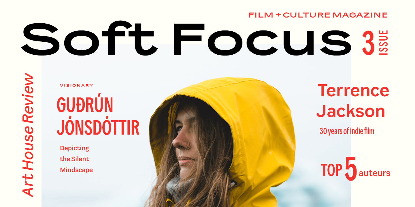 Resident Font Poster #1