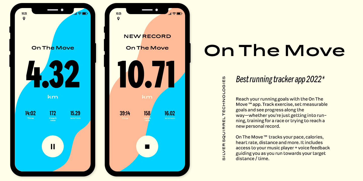 Resident Font Poster #1