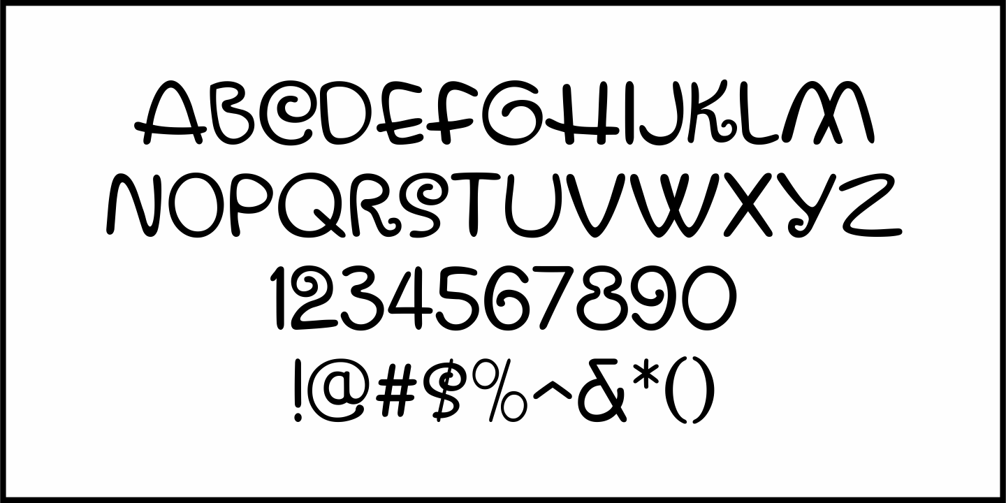 Down Home Font Poster #3