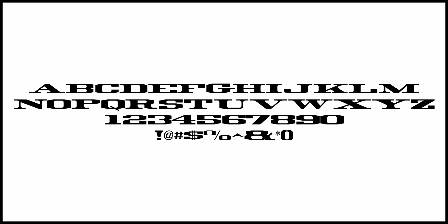 Cattle Auction Font Poster #1