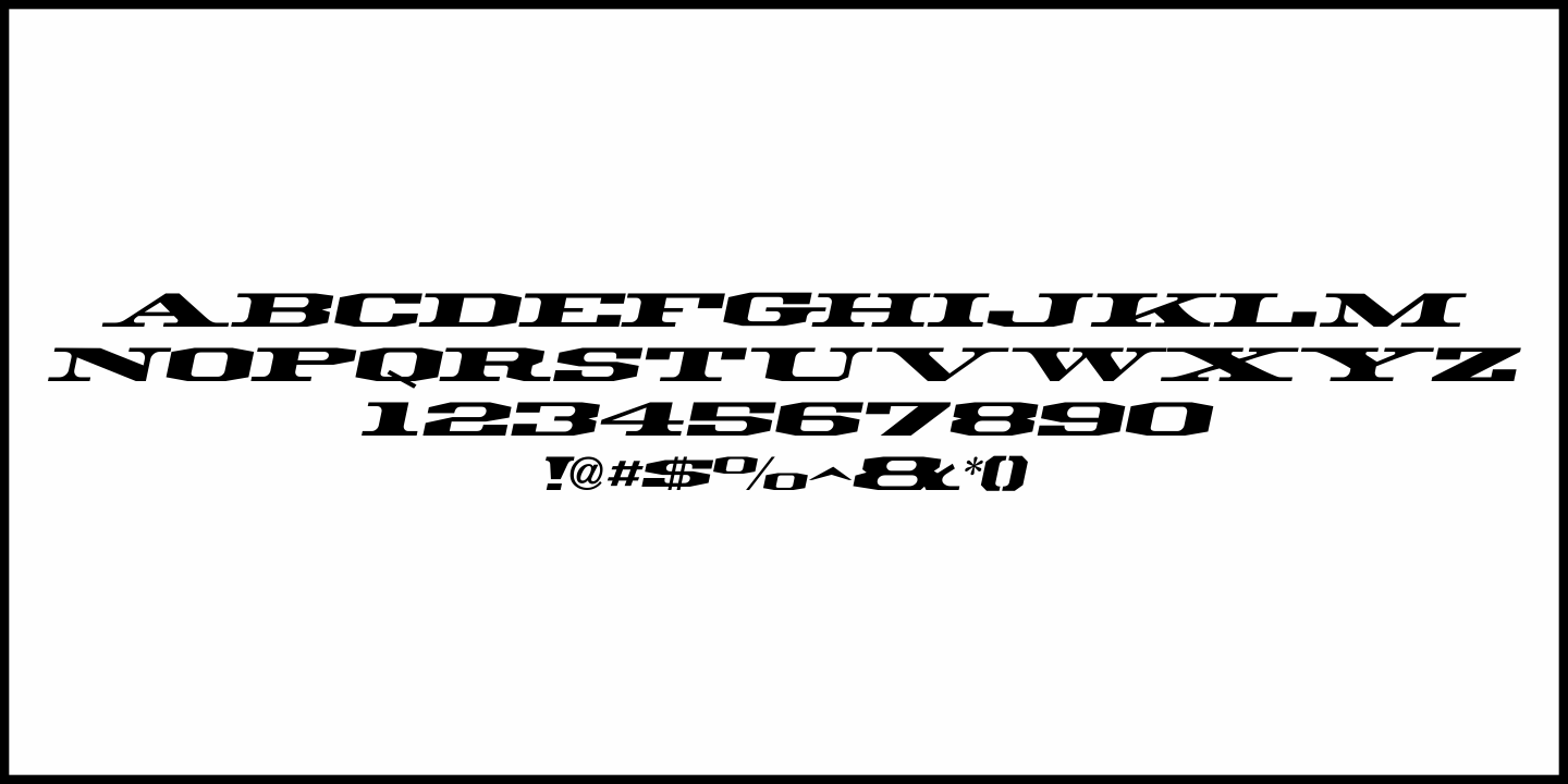 Cattle Auction Font Poster #1