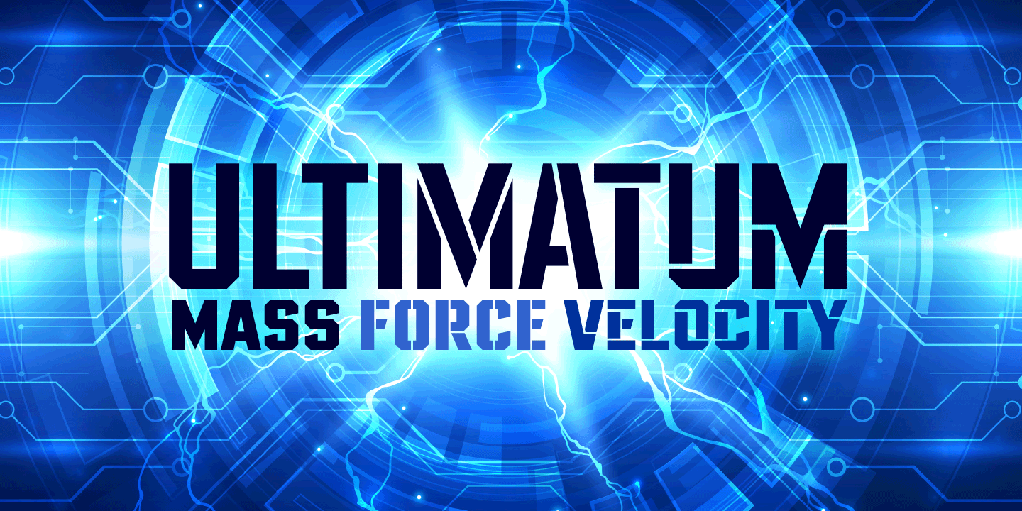 Ultimatum MFV Font Poster #1