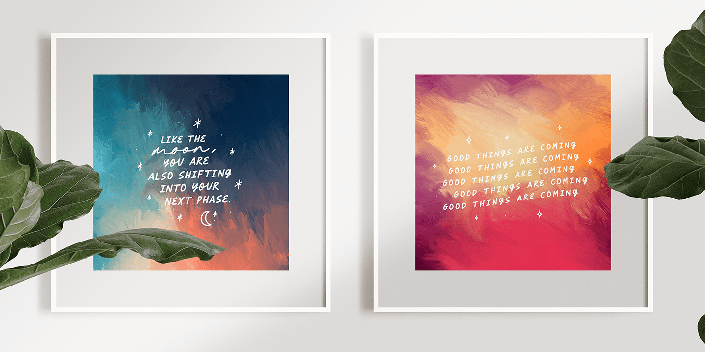 Mellow Morning Font Poster #1