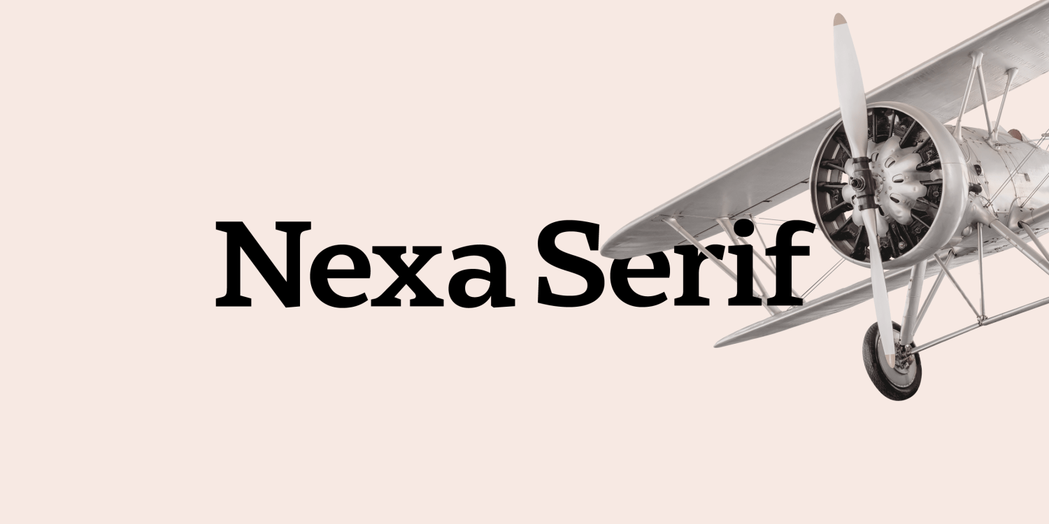Nexa Serif Font Poster #1
