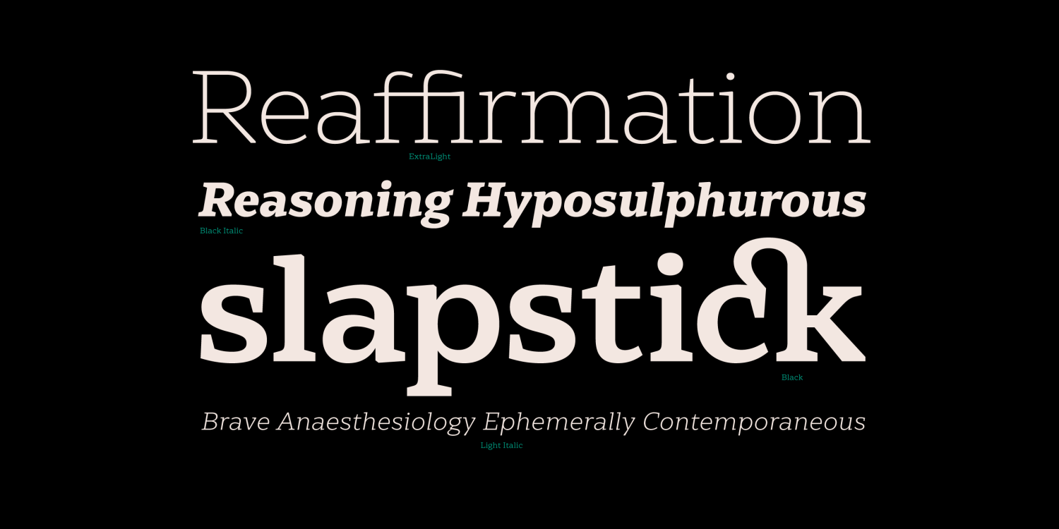 Nexa Serif Font Poster #1