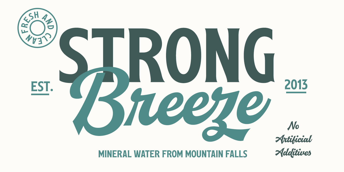 Leftfield Font Poster #1