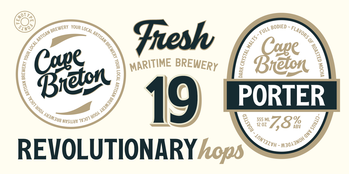 Leftfield Font Poster #1