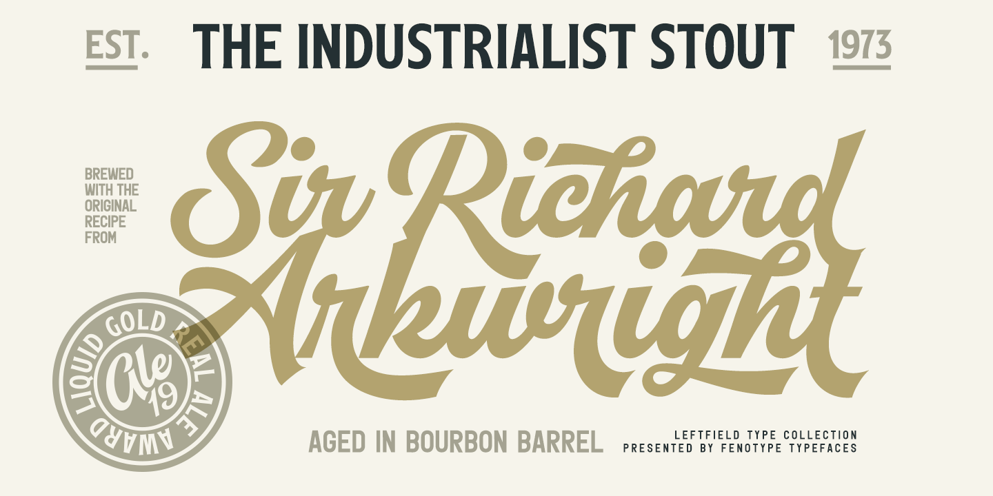 Leftfield Font Poster #1