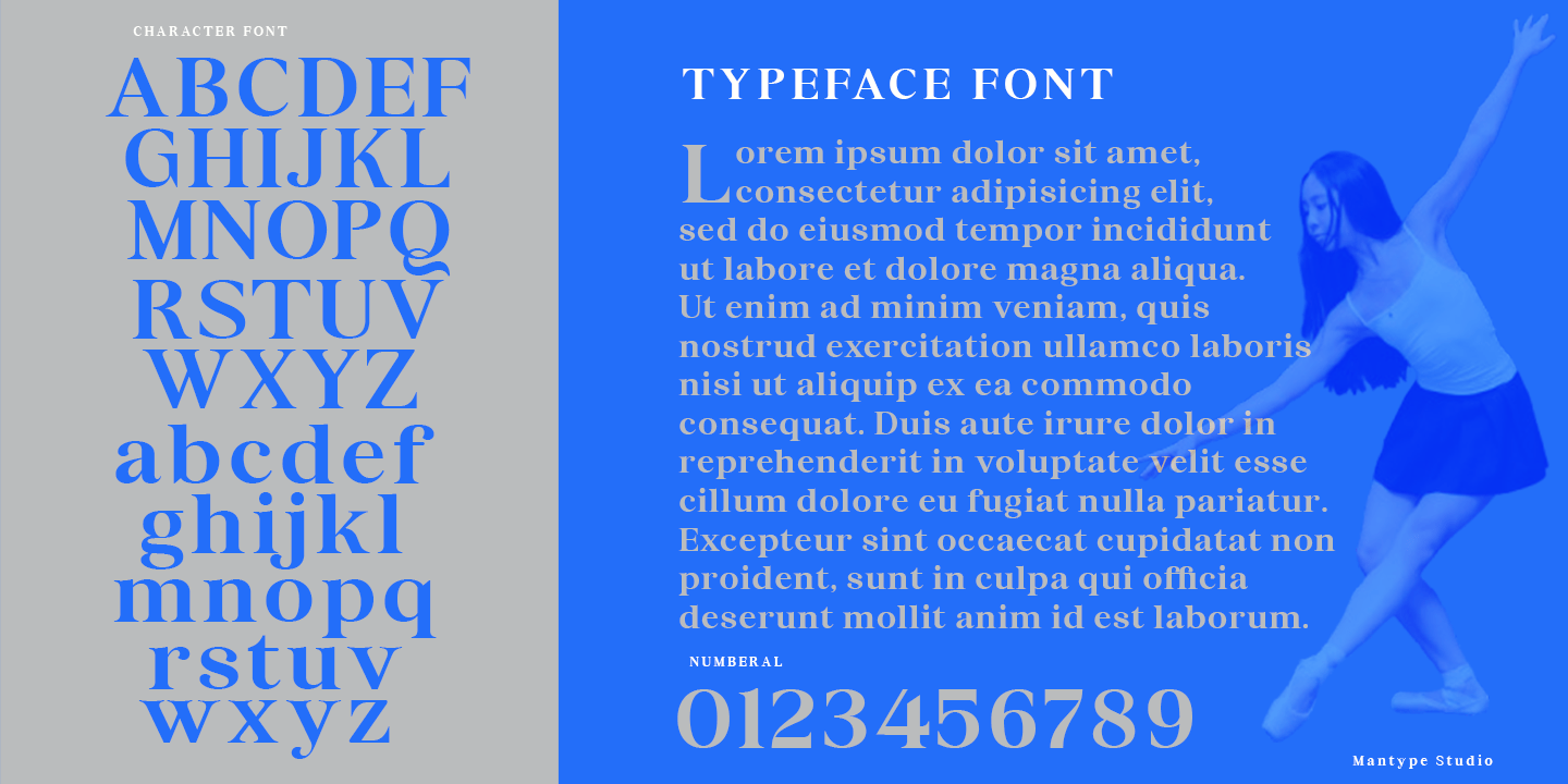 Mandusa Dimplay Font Poster #1