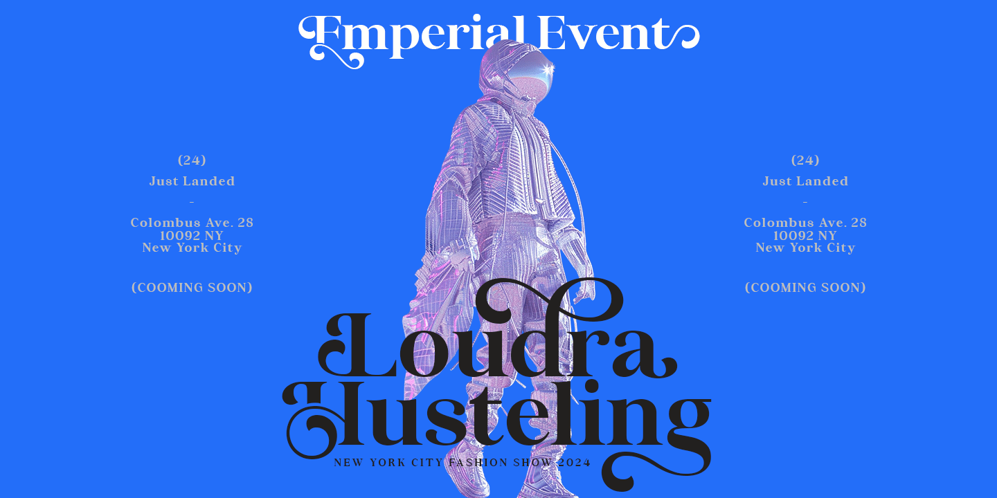 Mandusa Dimplay Font Poster #1