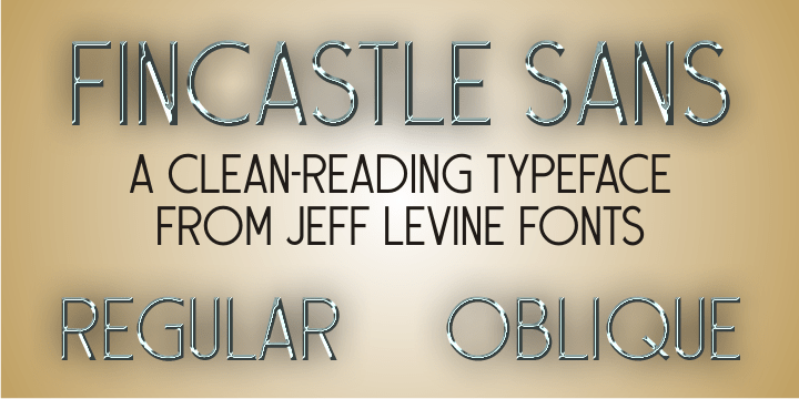 Fincastle Sans Font Family Poster