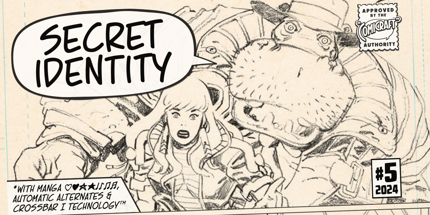 Secret Identity Font Poster #1