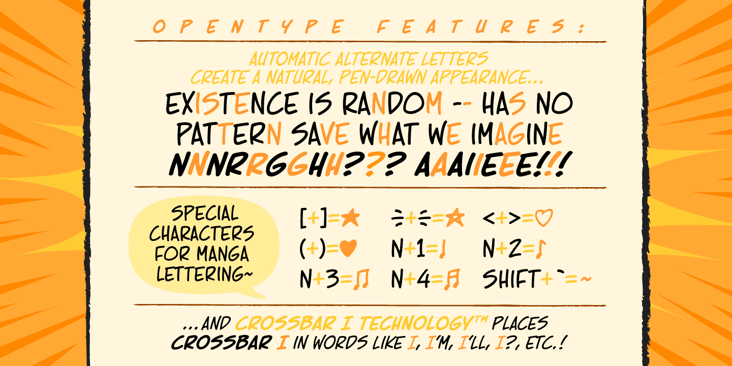 Secret Identity Font Poster #1