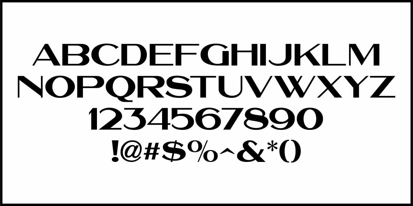 Film Company Font Poster #3