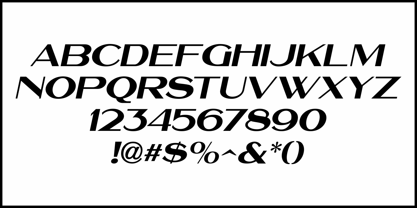 Film Company Font Poster #5