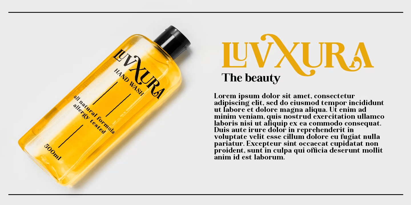 Lebora Font Poster #5