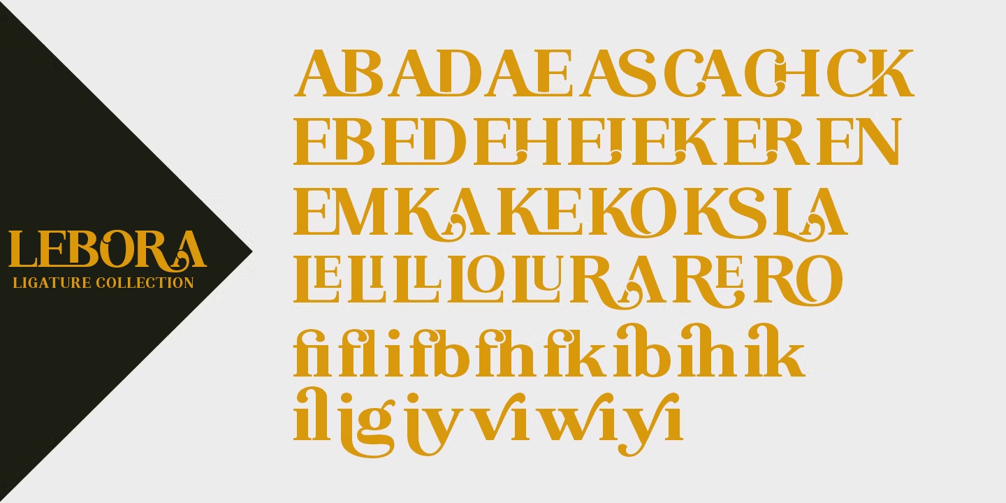 Lebora Font Poster #6