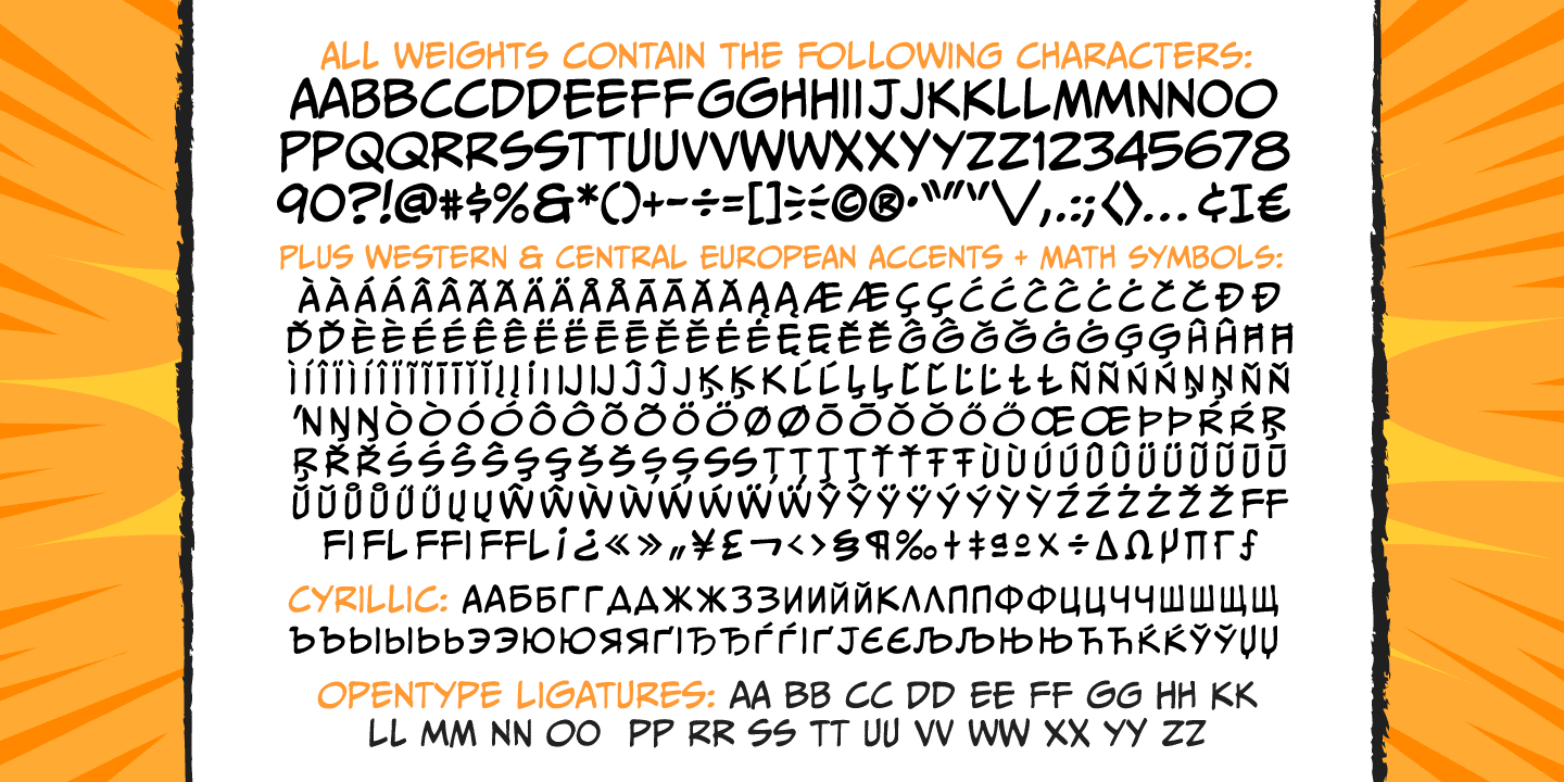 Meanwhile Font Poster #1