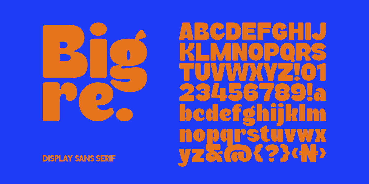 Bigre Font Poster #10