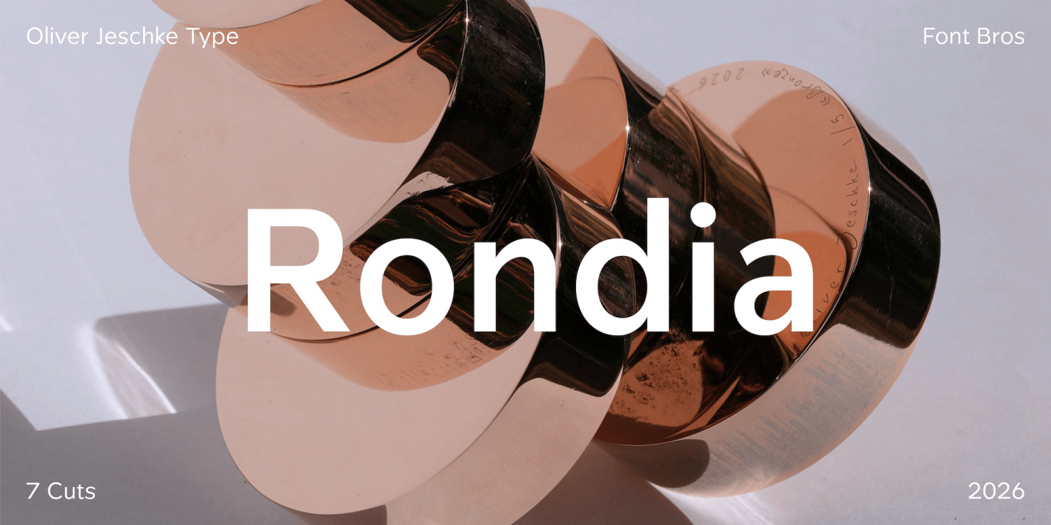 Rondia Font Poster