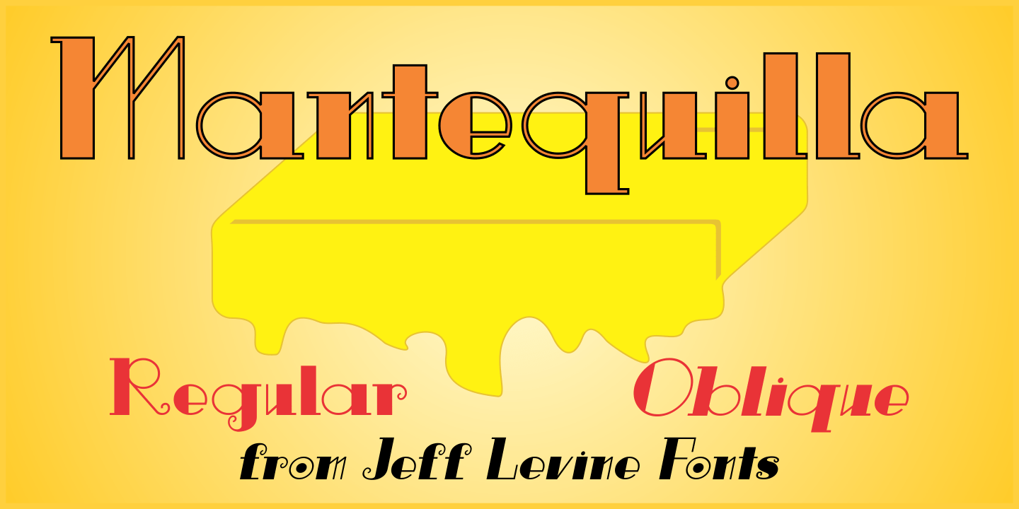 Mantequilla Font Family Poster