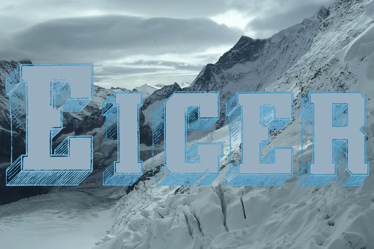 Eiger Font Family Poster