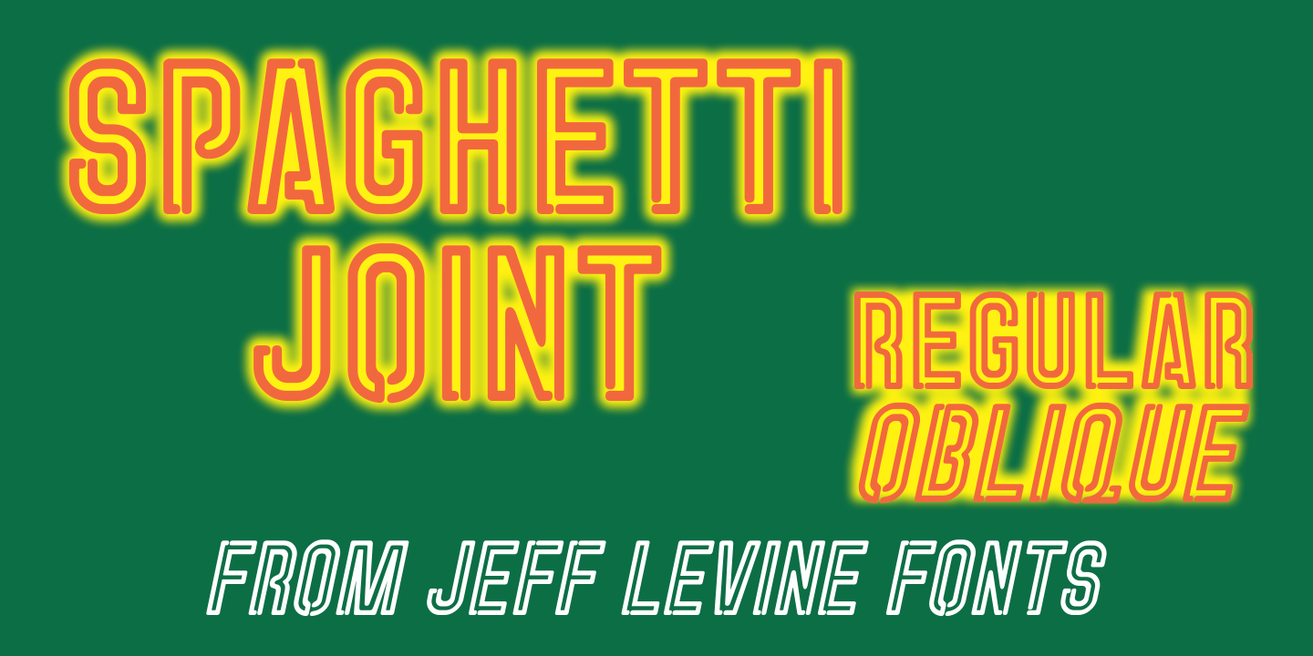 Spaghetti Joint Font Family