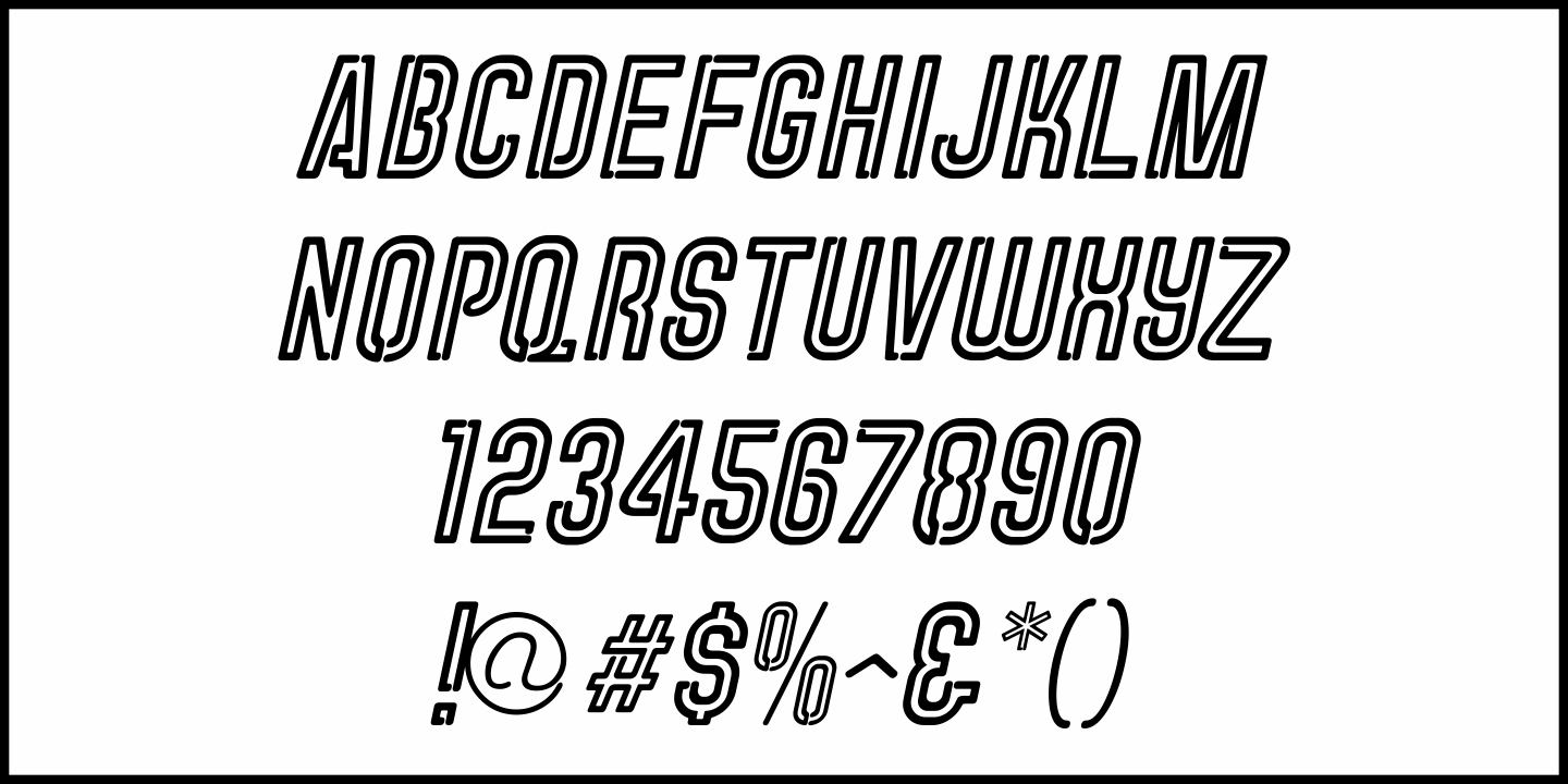 Spaghetti Joint Font Poster #5