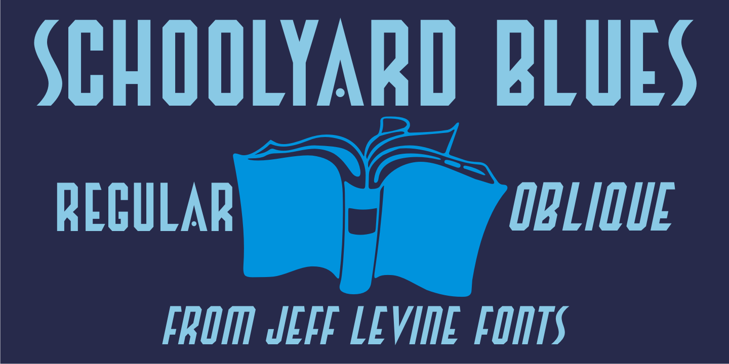 Schoolyard Blues Font Family Poster