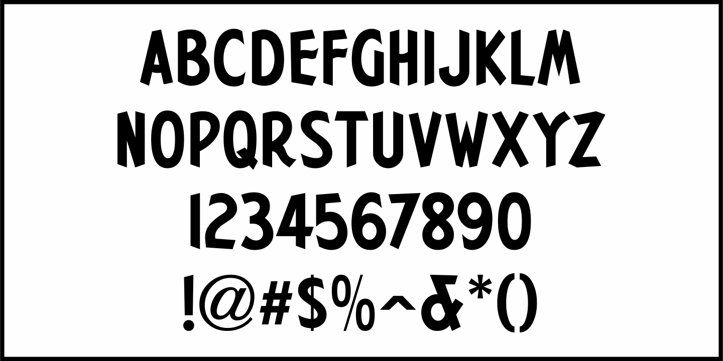 Summer Safari Font Poster #1