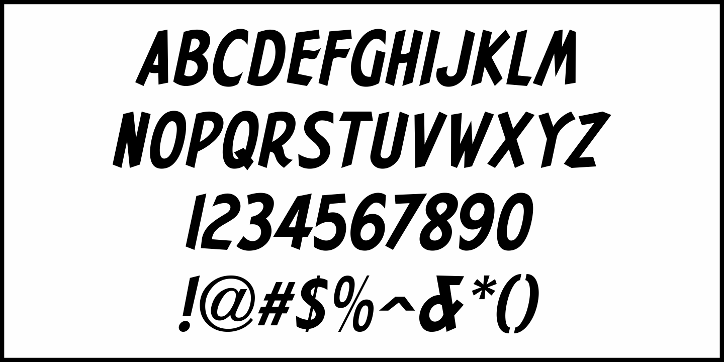 Summer Safari Font Poster #1