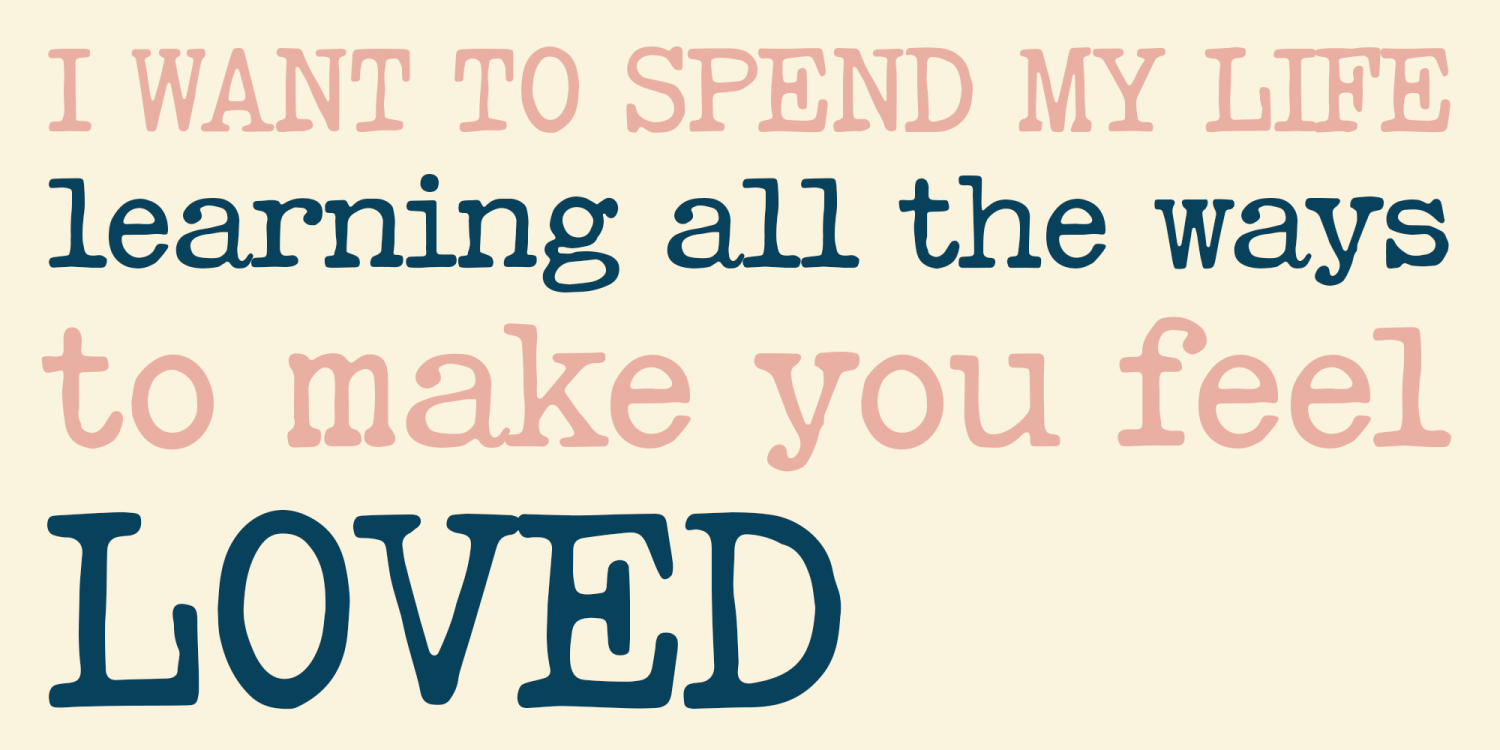 Your Type Font Poster #1