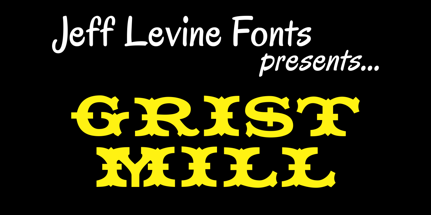 Grist Mill Font Family Poster