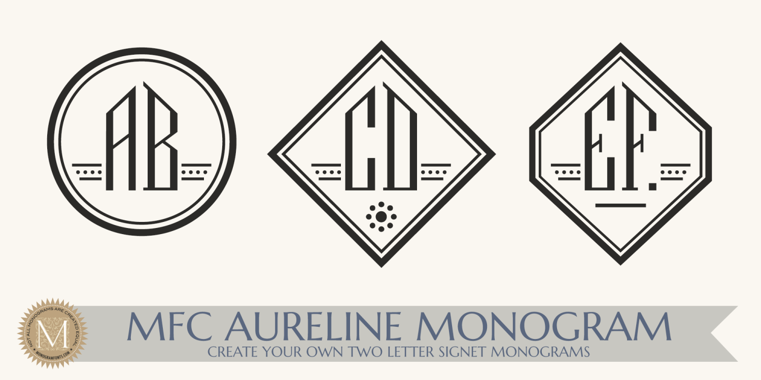 MFC Aureline Monogram Poster